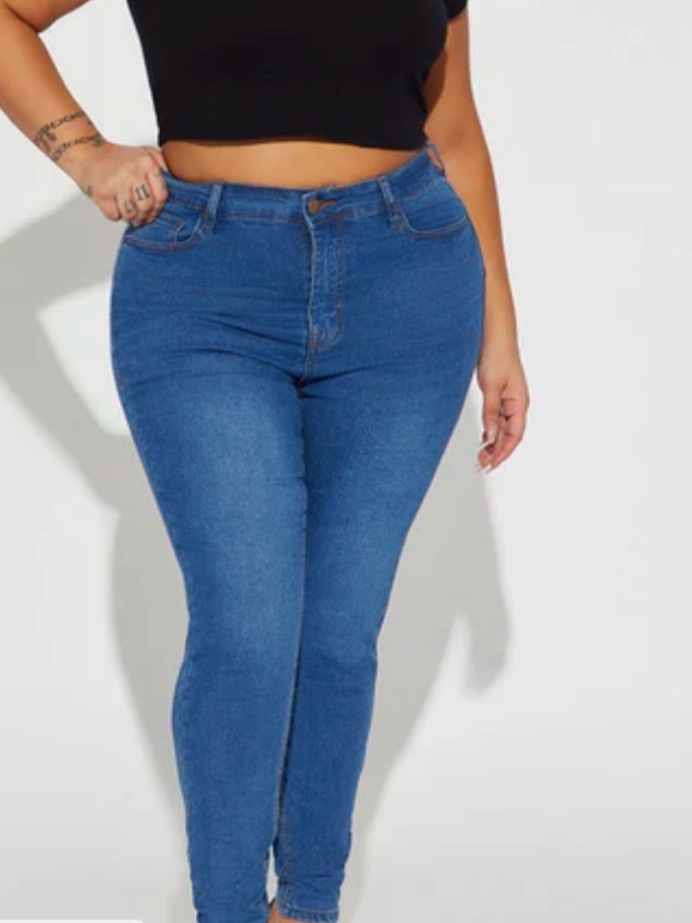 High-Rise Skinny Women’s Jeans - Blue